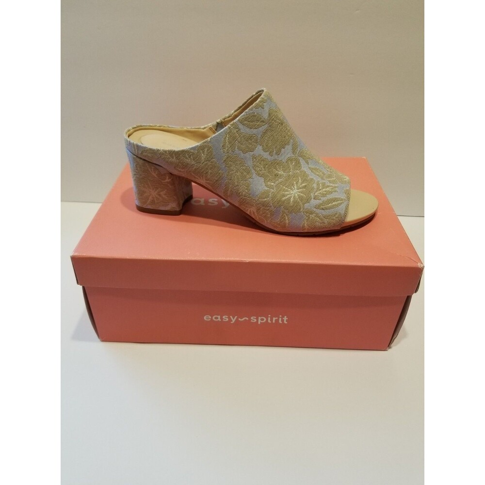 RARE Easy Spirit Women's Shoes Light Blue Tapestry Look us Size 9 SE Garinta 10